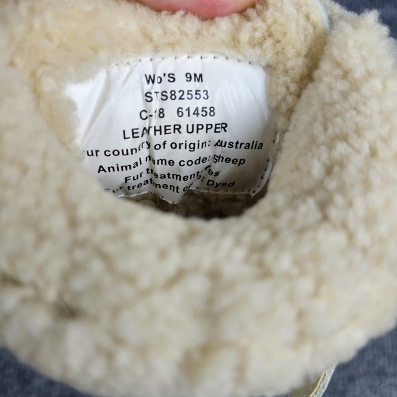 Sperry Duck Boots Womens Lambs Wool Ivory SHERPA Liner Size 9 STS82553 Winter - Picture 8 of 14